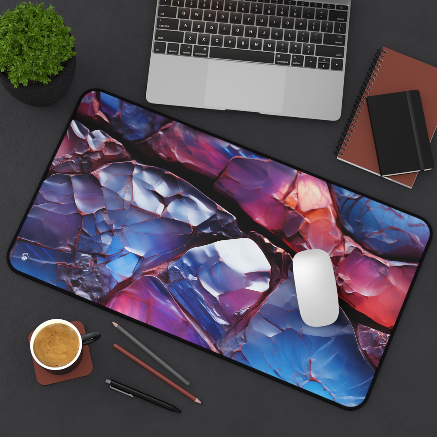 Opal Crystal Colorful XXL Mouse Pad