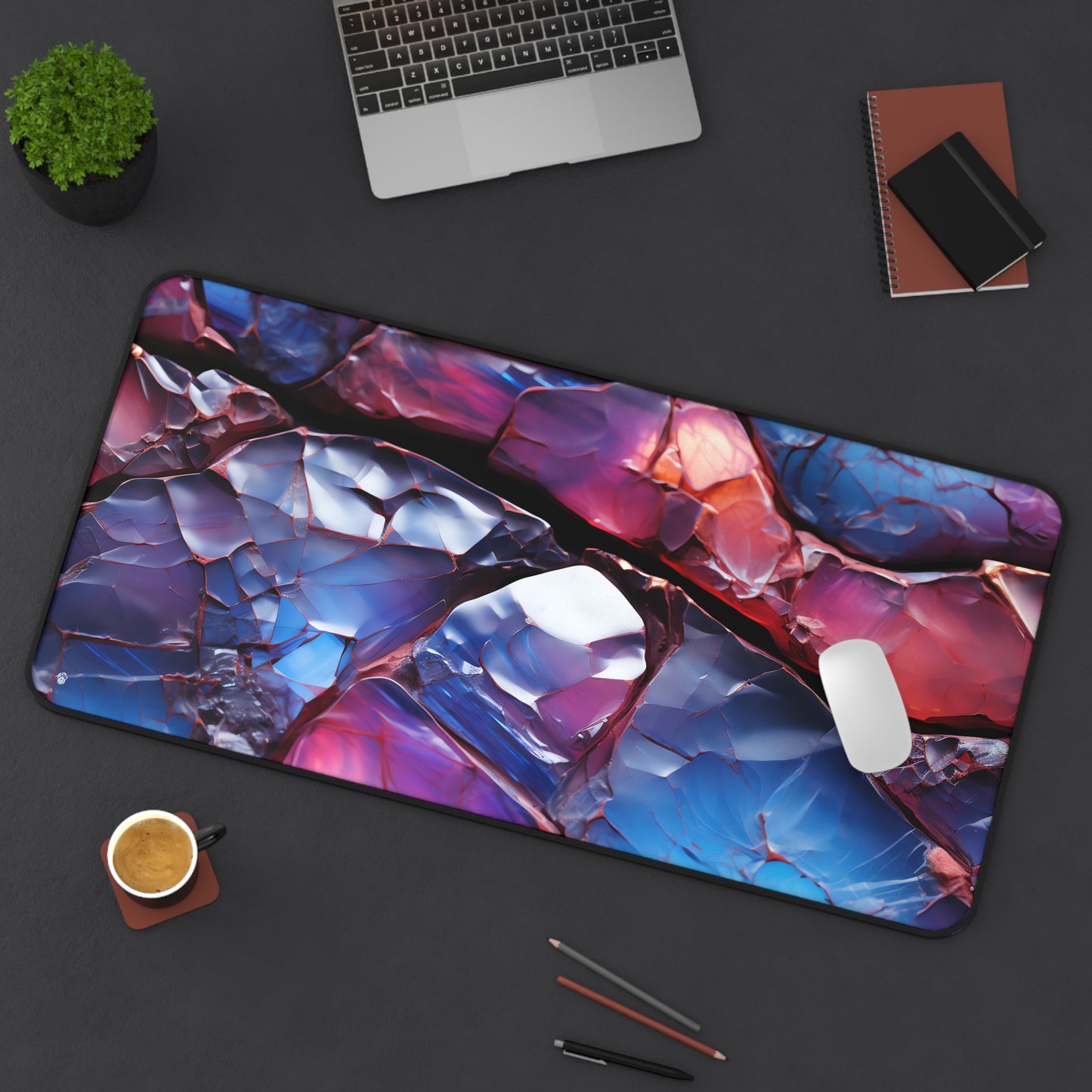 Opal Crystal Colorful XXL Mouse Pad