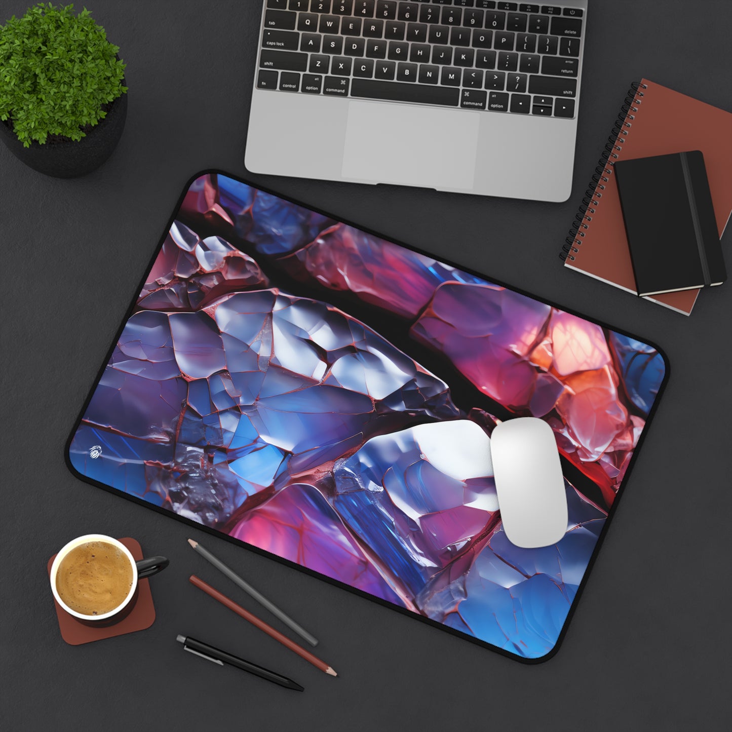 Opal Crystal Colorful XXL Mouse Pad