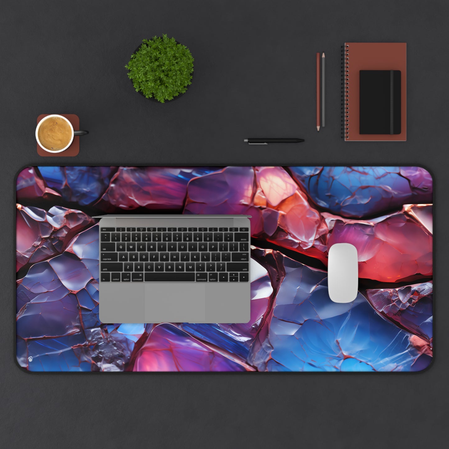 Opal Crystal Colorful XXL Mouse Pad