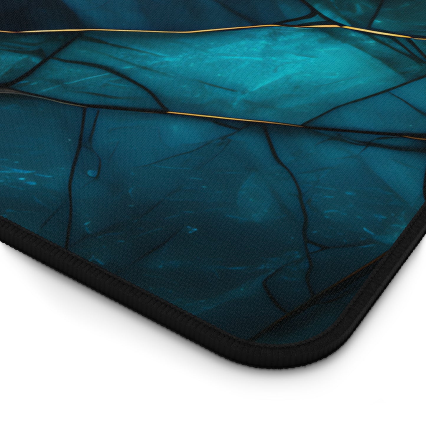 Turquoise Gemstone Geode Blue XXL Mouse Pad