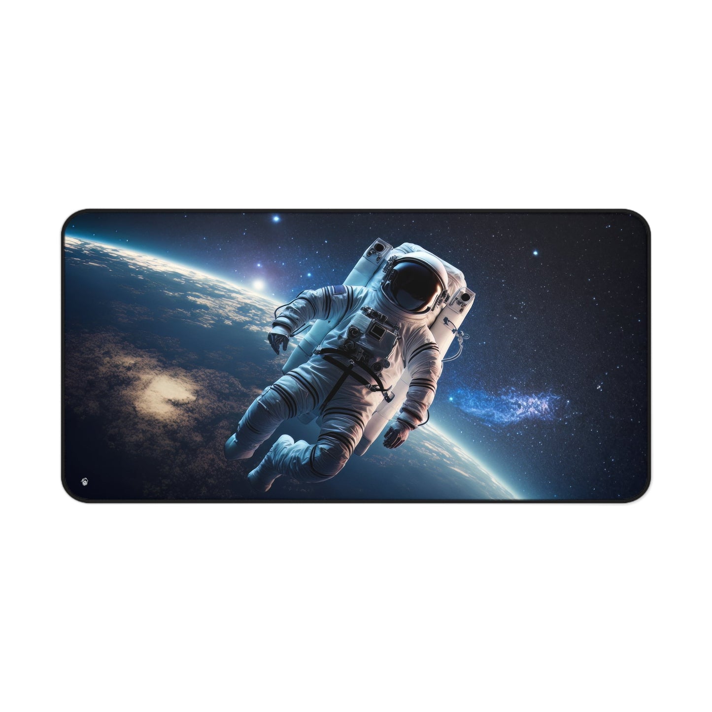 Close-up view of the front of the Starry Sky Astronaut Exploration xxl mouse pad