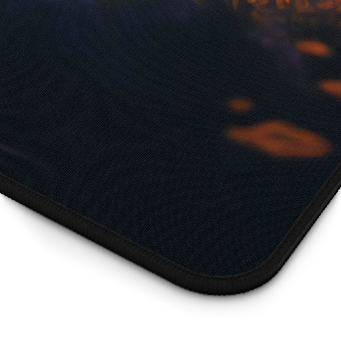 Close-up view of the front of the Picturesque Lavender Bloom at Dusk xxl mouse pad