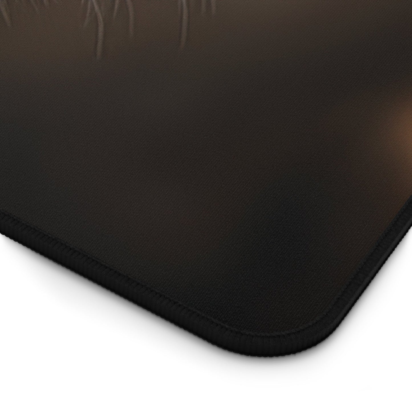 Close-up view of the front of the Majestic Black Panther Imagery xxl mouse pad