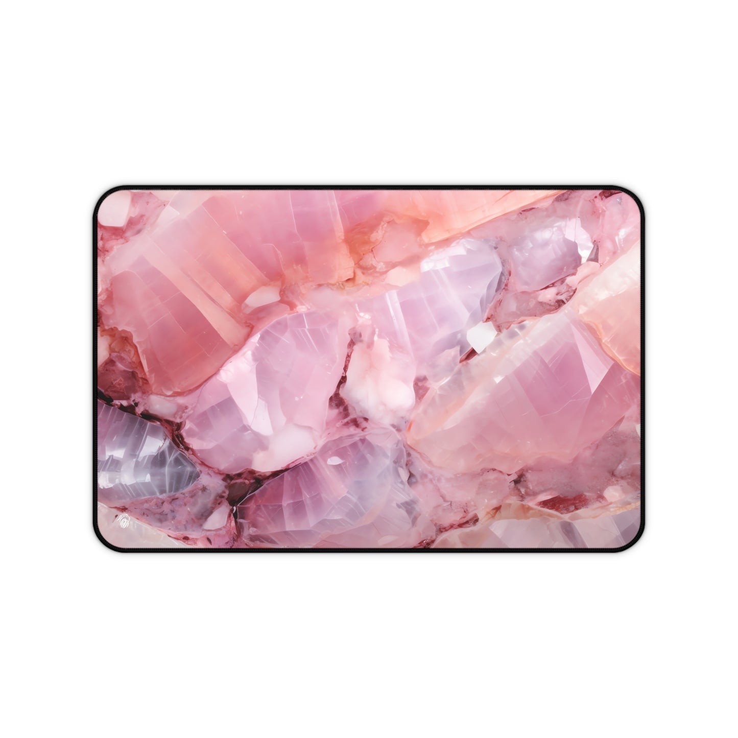 Morganite Slab Geode Pink XXL Mouse Pad