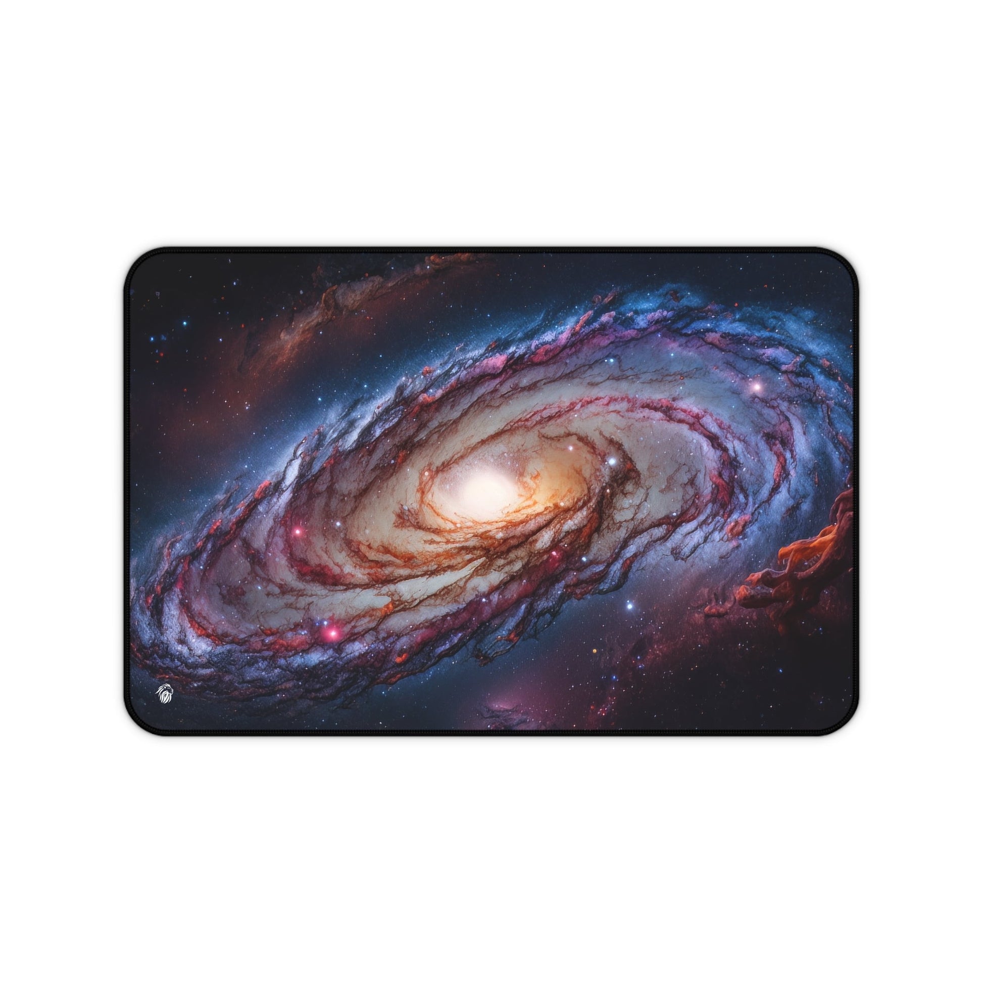 Starry Night Sky Imagery xxl mouse pad of size 12 by 18 inches with a white background