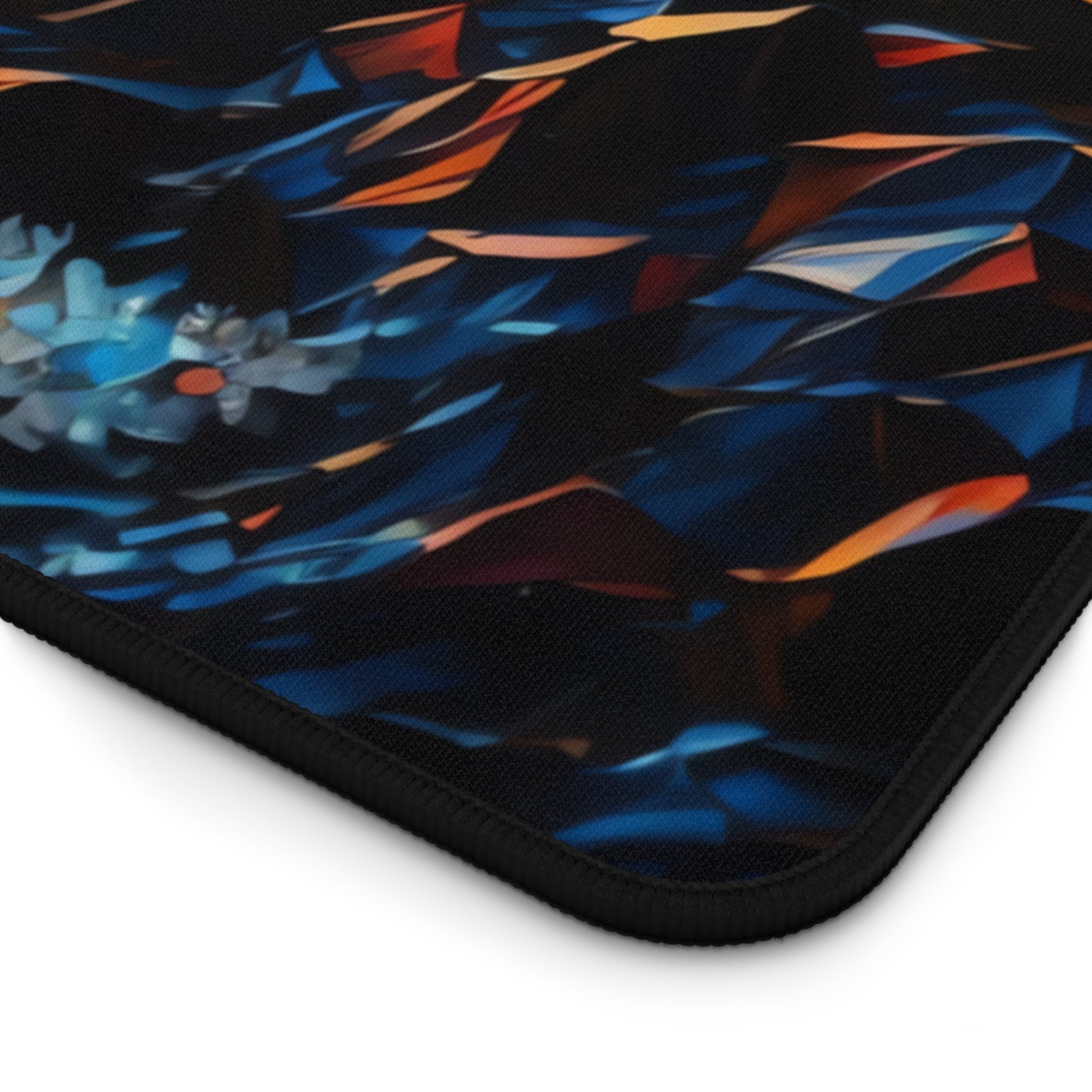 Close-up view of the front of the Sunset Lighthouse Illustration xxl mouse pad