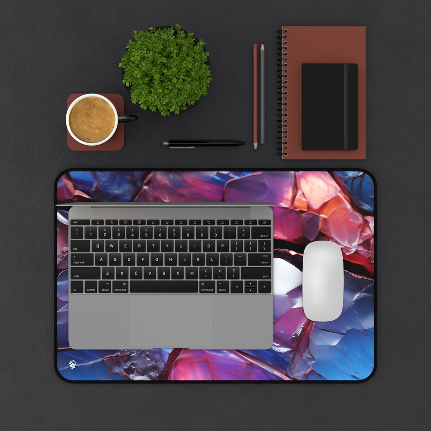 Opal Crystal Colorful XXL Mouse Pad