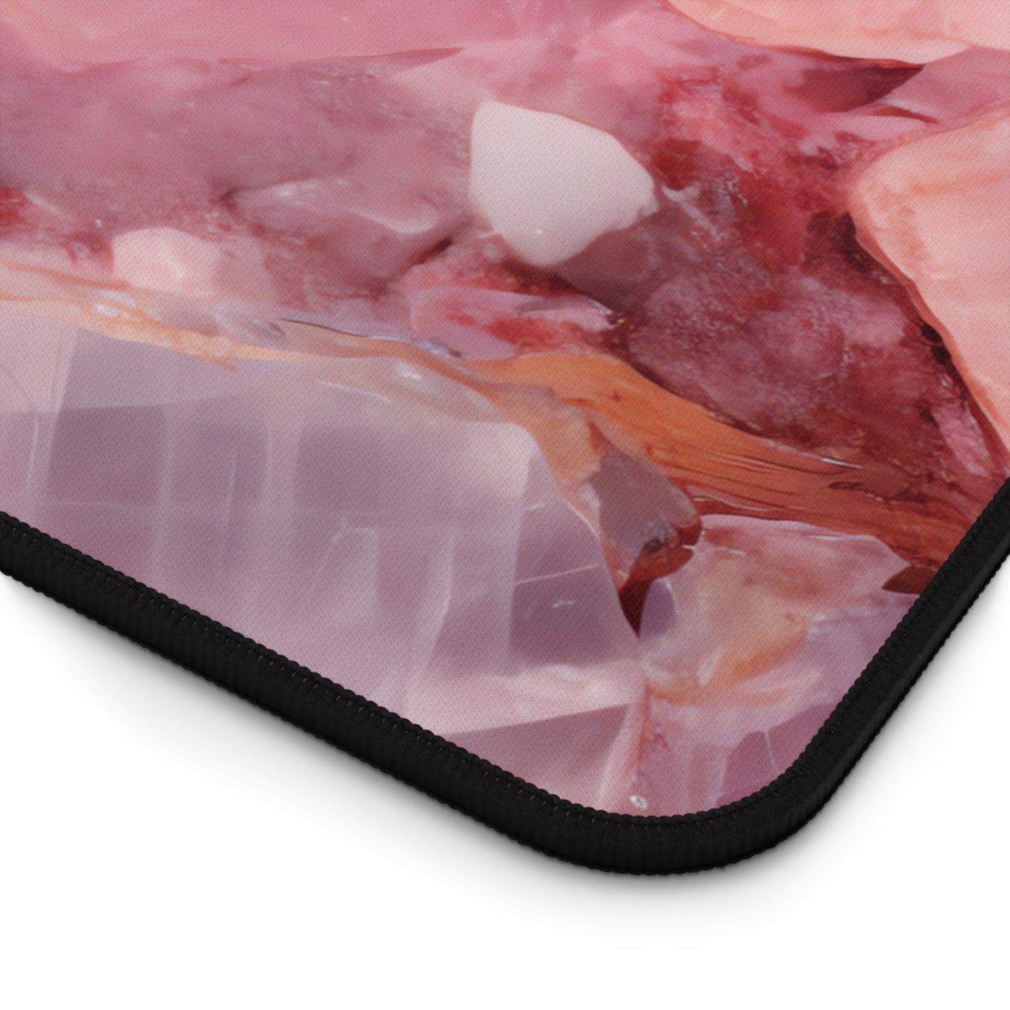 Morganite Slab Geode Pink XXL Mouse Pad