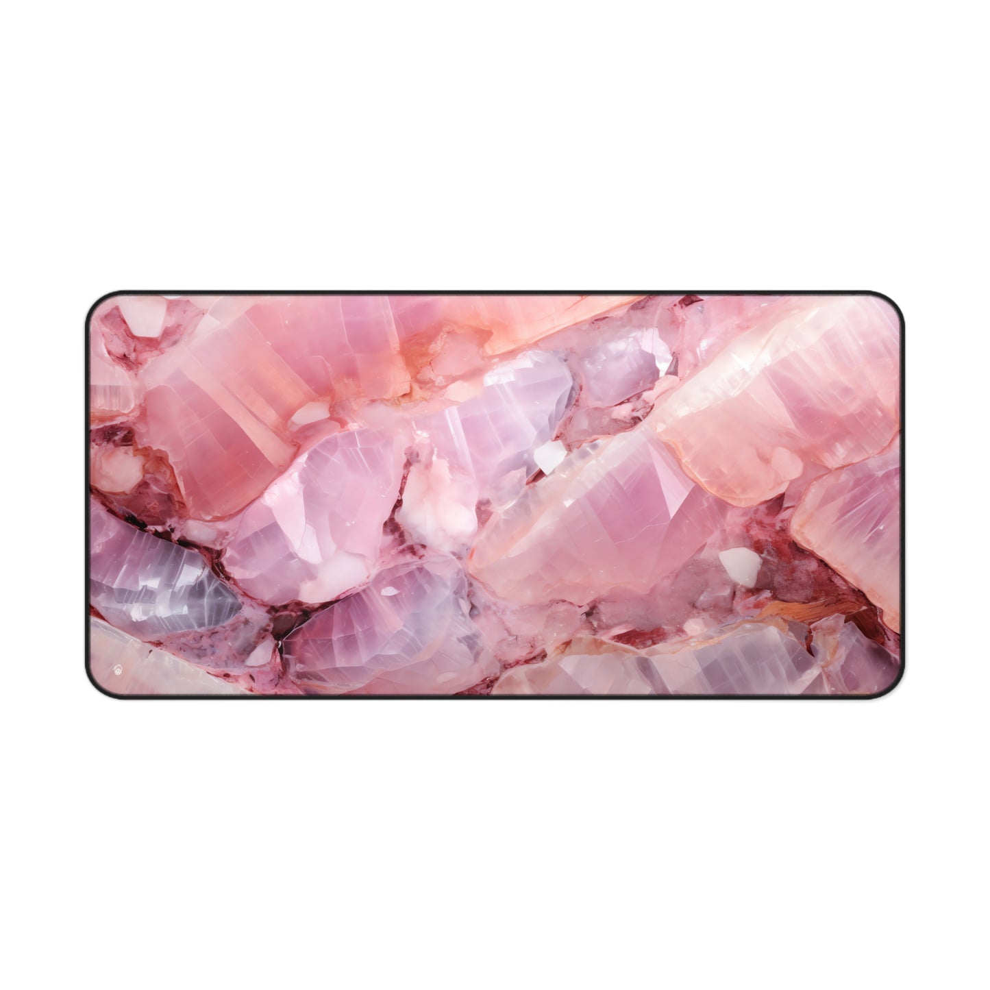 Morganite Slab Geode Pink XXL Mouse Pad