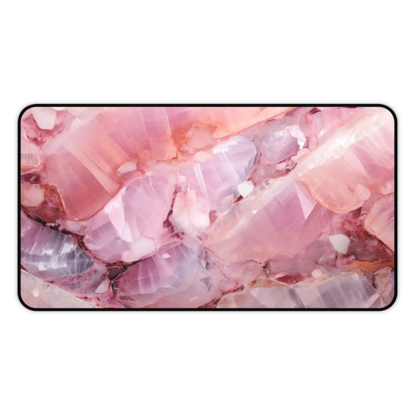 Morganite Slab Geode Pink XXL Mouse Pad