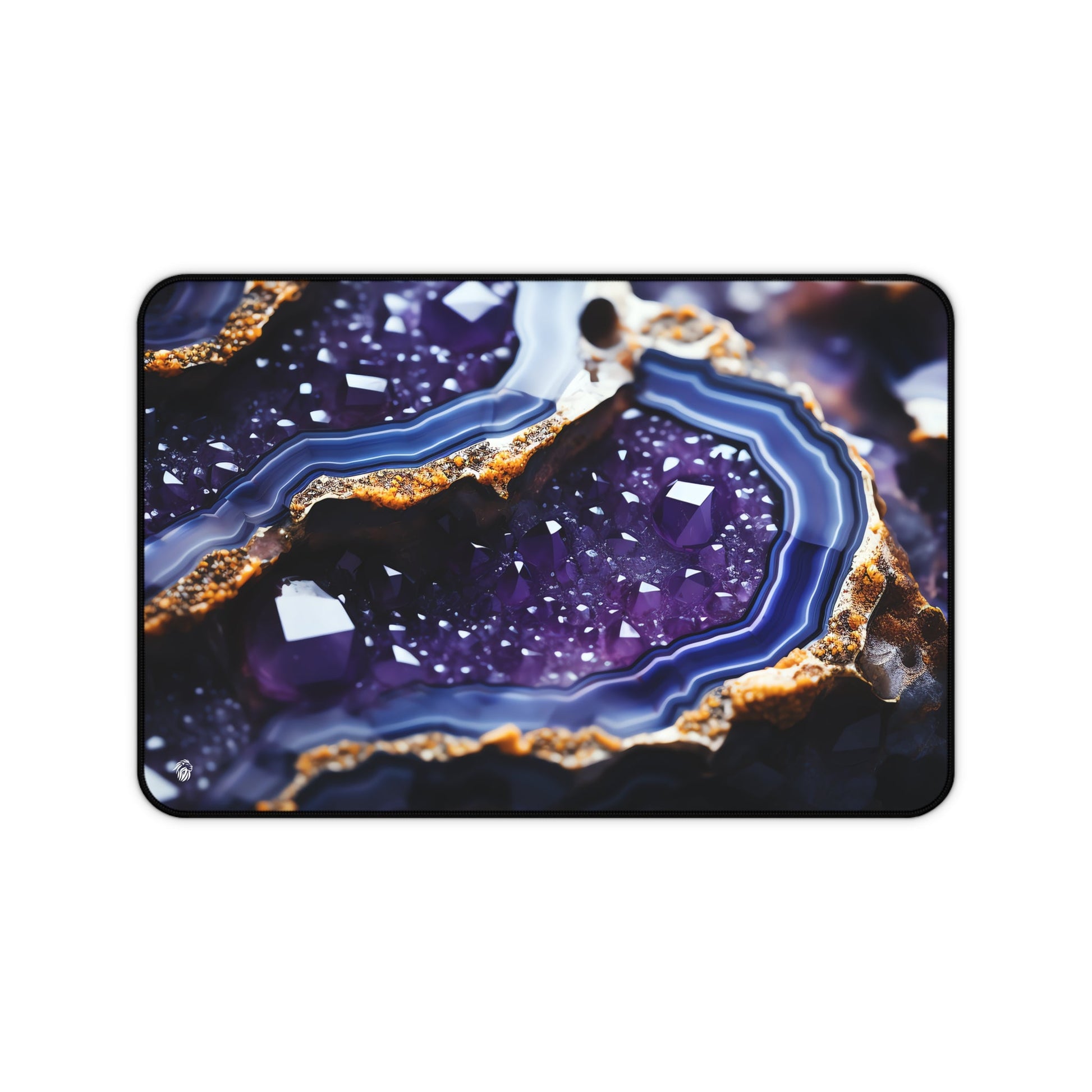 Vibrant Amethyst Patterns xxl mouse pad of size 12 by 18 inches with a white background