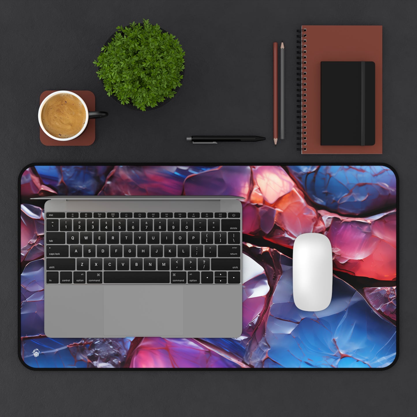 Opal Crystal Colorful XXL Mouse Pad