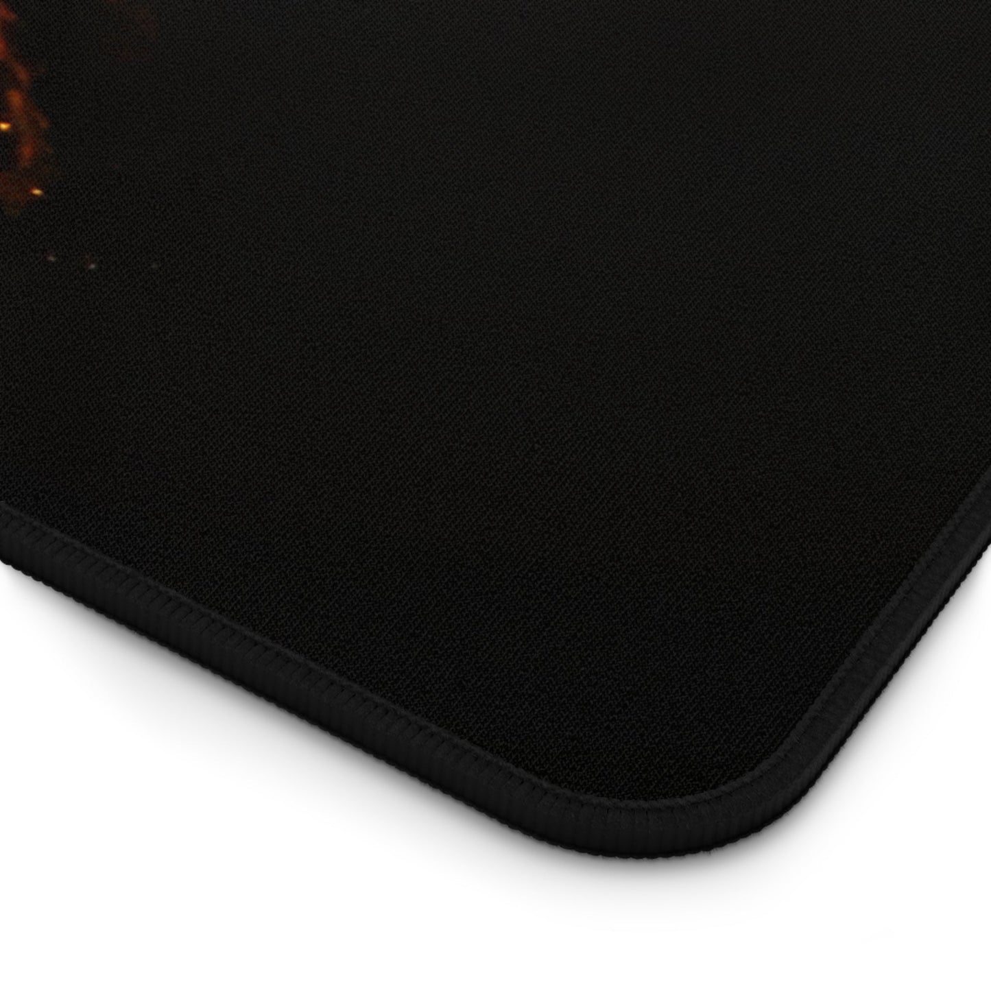 Close-up view of the front of the Galactic Butterfly Illustration xxl mouse pad